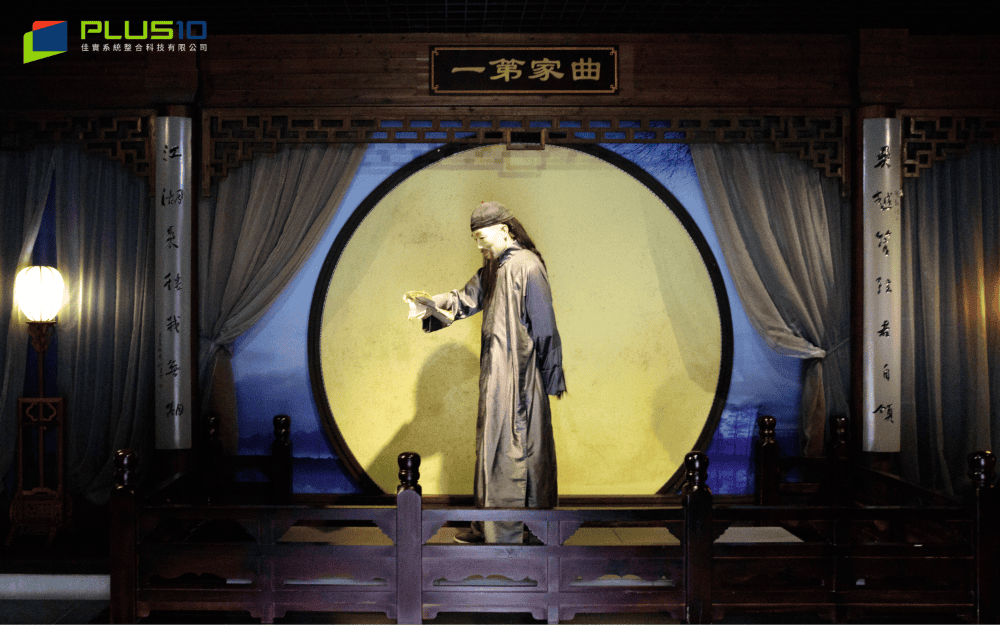 中式唱曲戲台